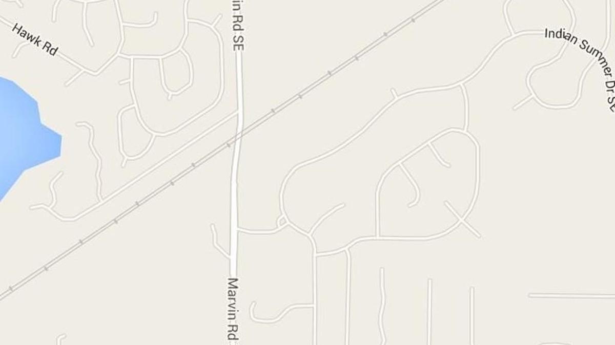 Marvin Road Southeast, at the BNSF railroad crossing north of Mullen Road, will be closed from 4 a.m. April 4 to 3 p.m. April 6.