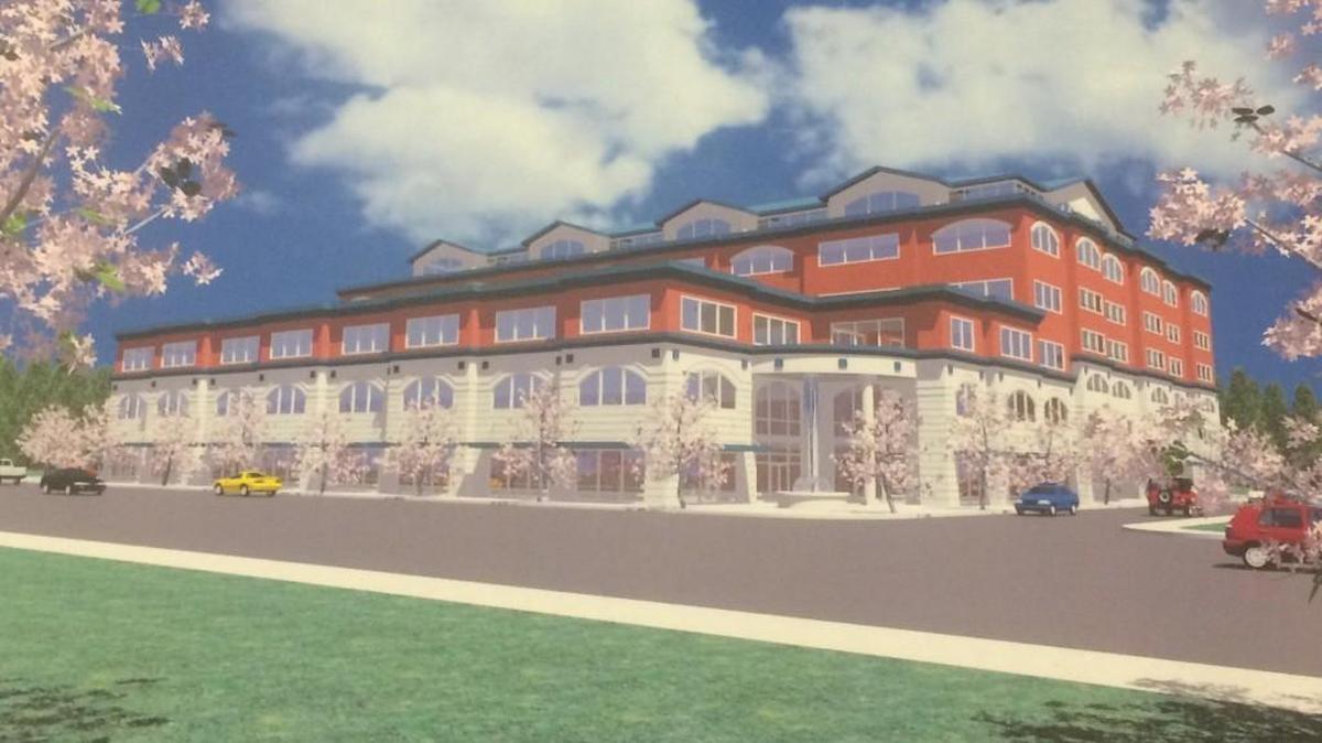 A project called Columbia Place, as seen in this rendering, is slated for 503 Capitol Way N. in downtown Olympia. The proposed six-story building will include office, retail and residential units as well as a parking garage. No timeline has been set for construction.