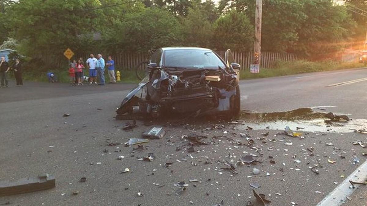 A motorcyclist was injured Friday night in a collision near the 7000 block of Pacific Avenue.