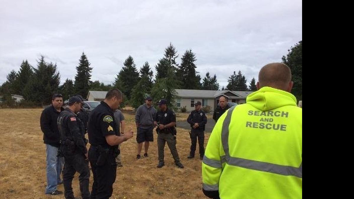 
Thurston County Sheriff’s Office reports that a missing 14-year-old boy and his dog were found Saturday morning with help from the military.
