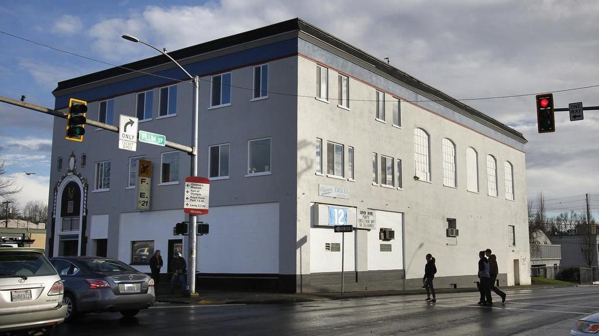 The ballroom in the Eagles Building in downtown Olympia will be the site of a Veterans Day Swing Dance with music provided by The Roostertails.