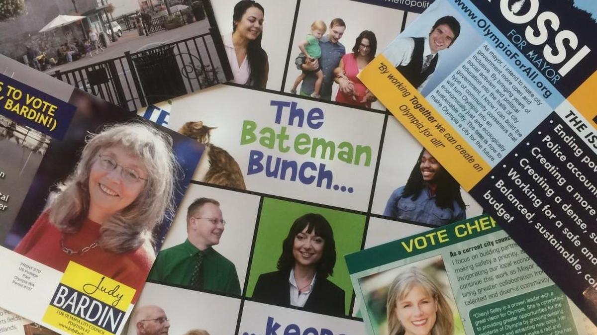 Olympia voters have received an array of fliers this election season for local candidates and a park tax proposal.