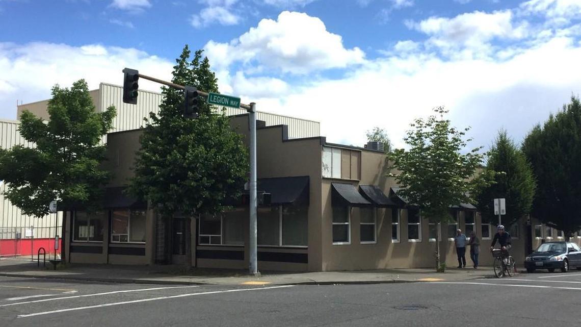 The future home of The Olympian. Remodeling is under way now.