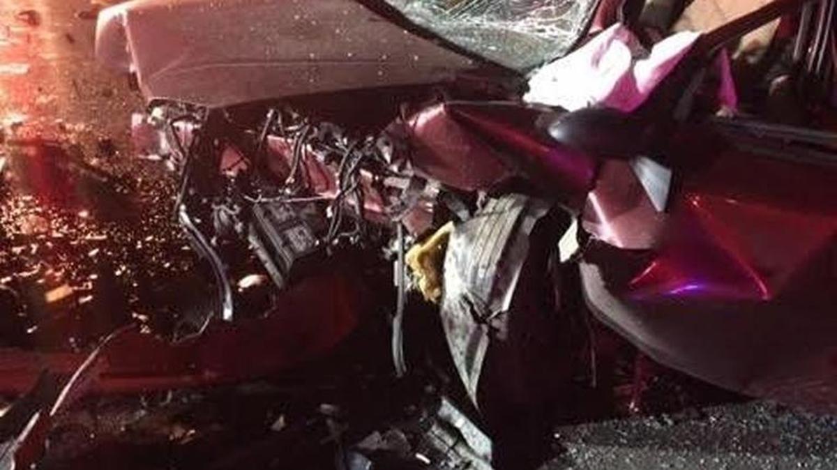 An 18-year-old woman was killed Wednesday night in a car crash on Old Highway 99.