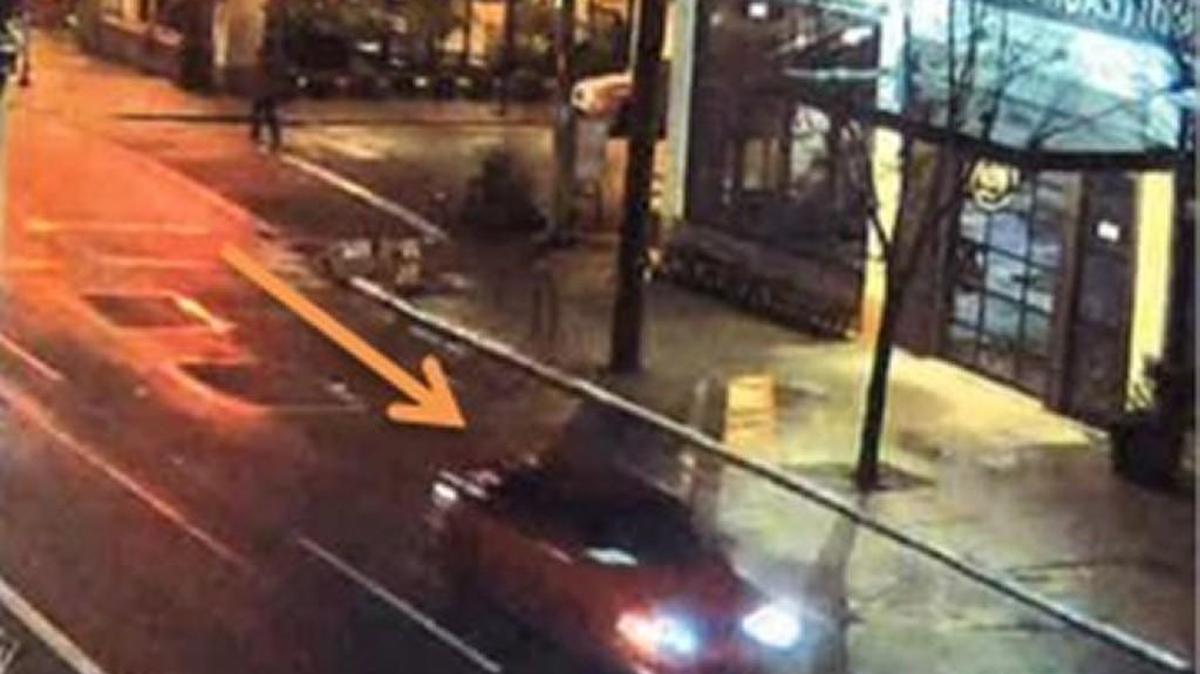 Olympia City Hall cameras captured this footage of the suspect vehicle involved in a Friday night shooting at Fourth Avenue East and Puget Street.