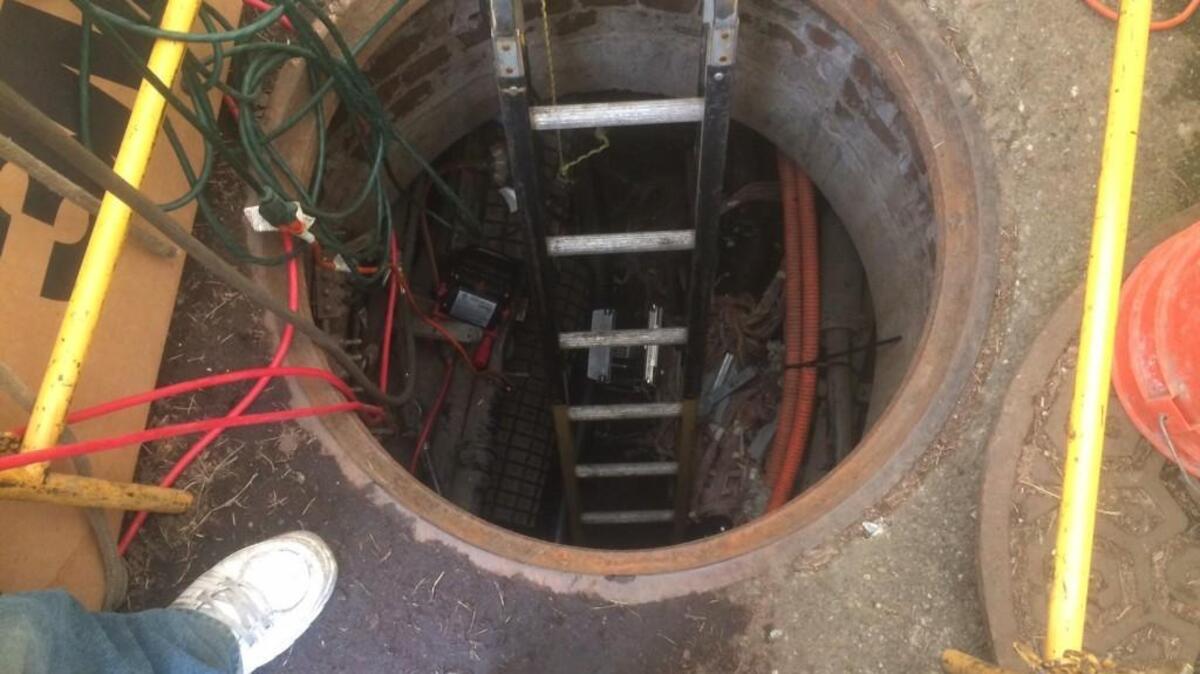 Crews from South Bay Excavating have been working on Capitol Way near the Olympia-Tumwater border to restore service for CenturyLink customers after underground cables malfunctioned.