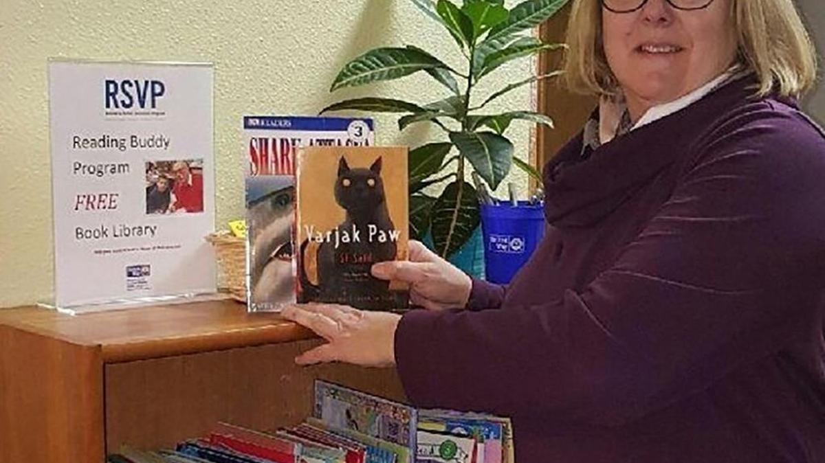 Cindy Williams is a Reading Buddy volunteer at Garfield Elementary School.