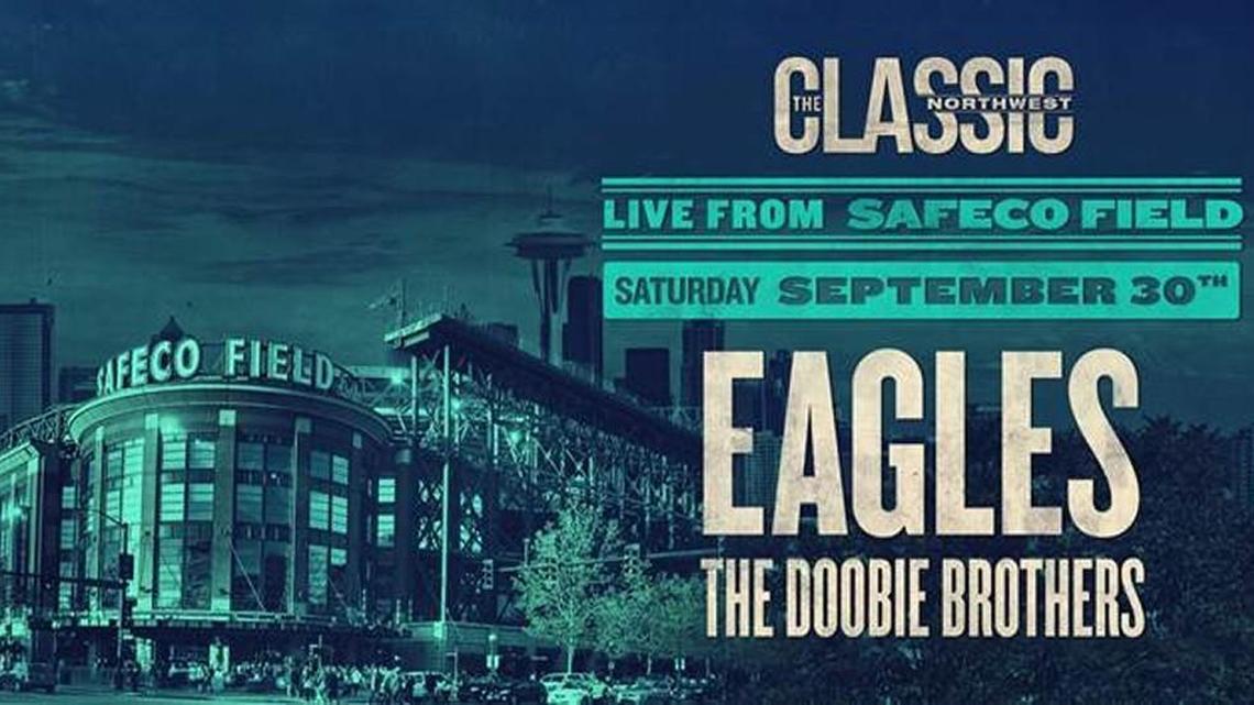 The Eagles and the Doobie Brothers will play Safeco Field Sept. 30. Tickets go on sale Aug. 5.
