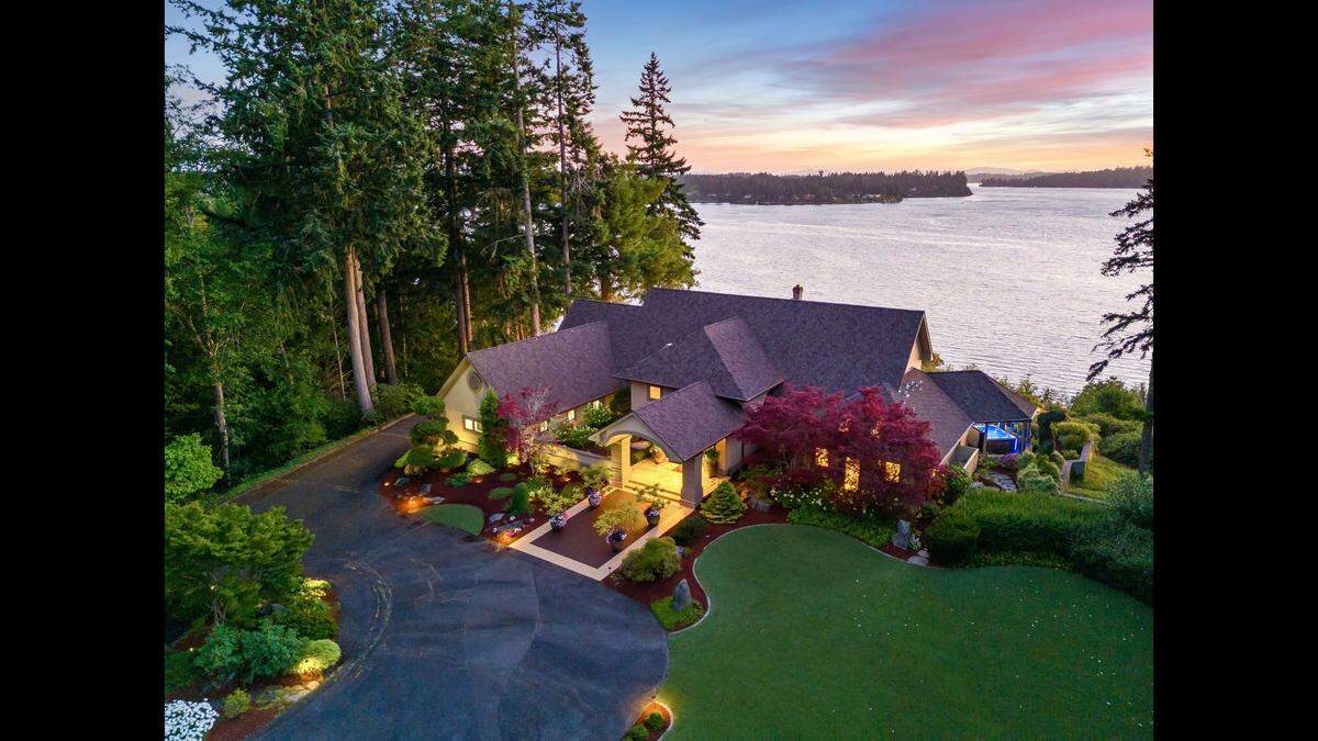A luxury home is for sale for $3.99 million near Olympia.