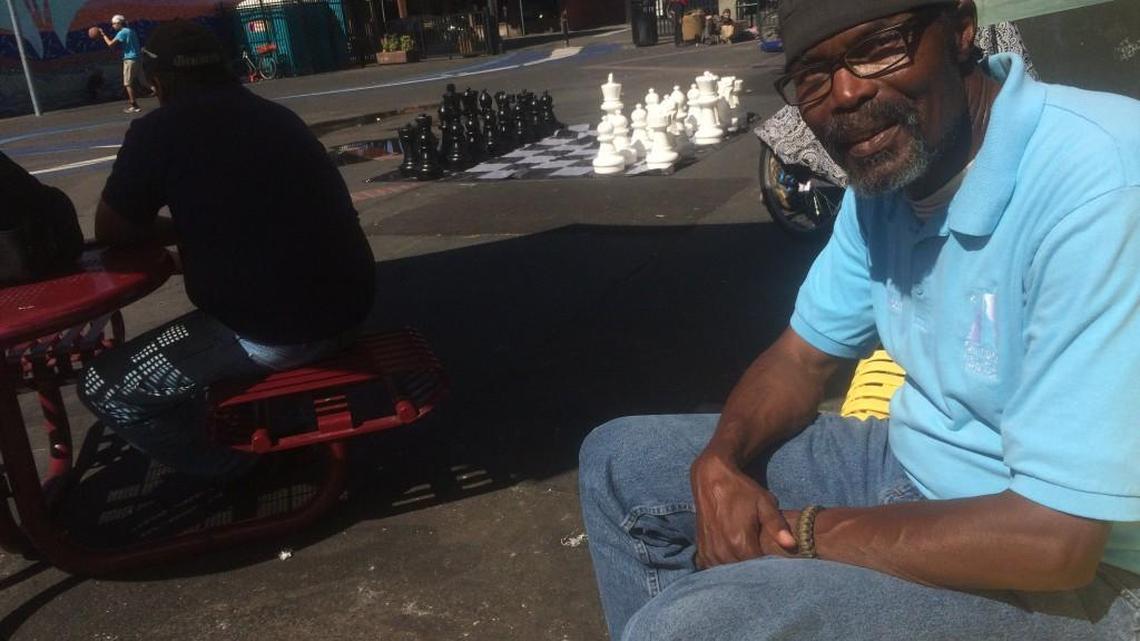 Garrett Cooper is the “well host” at the Artesian Commons park, which is home to the historic artesian well at 415 Fourth Ave. E. in downtown Olympia.