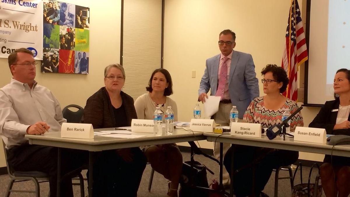 
Education officials discuss the upcoming state test results release, scheduled for Monday.
