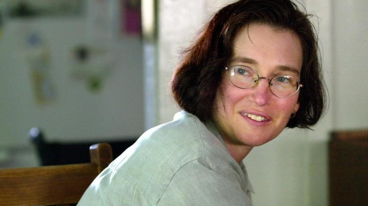 Olympia poet Lucia Perillo in 2000, after being awarded a $500,000 MacArthur Foundation grant.
