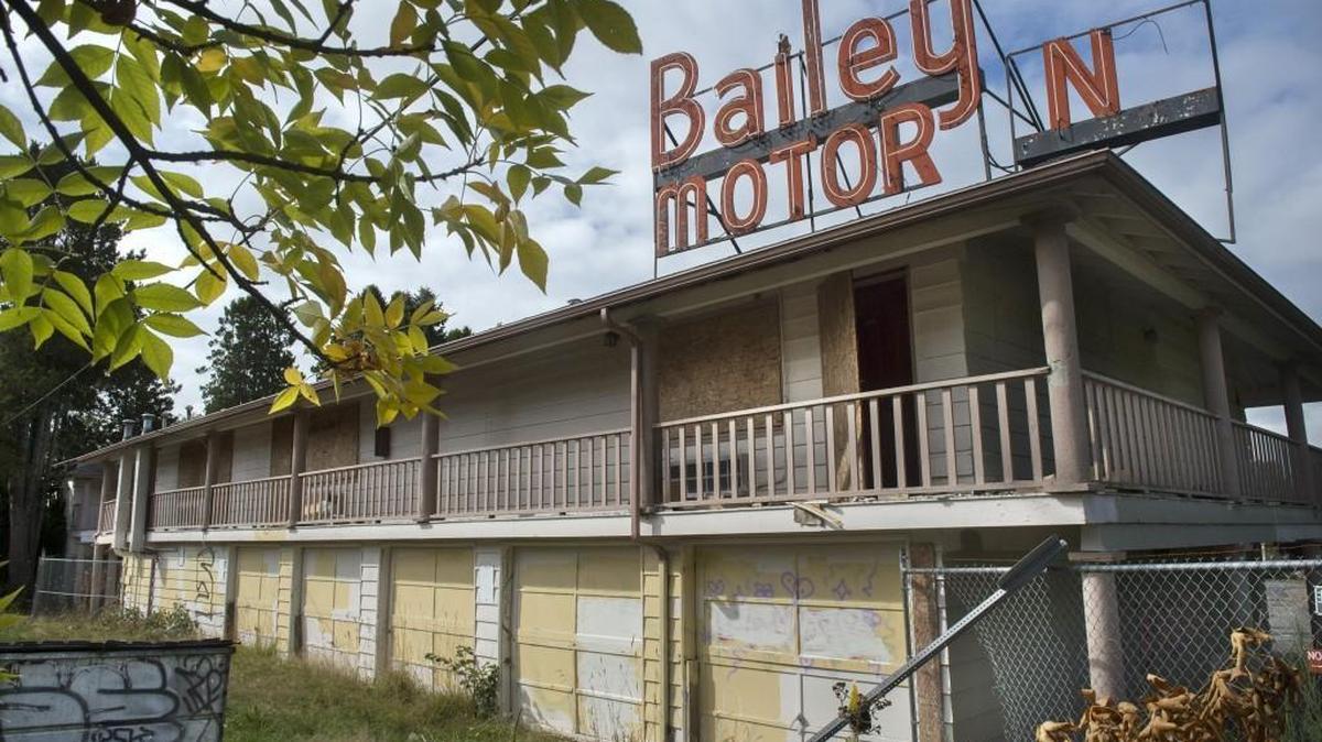 
The former Bailey Motor Inn on Martin Way in Olympia is shown on Wednesday, Sept. 16, 2015.

