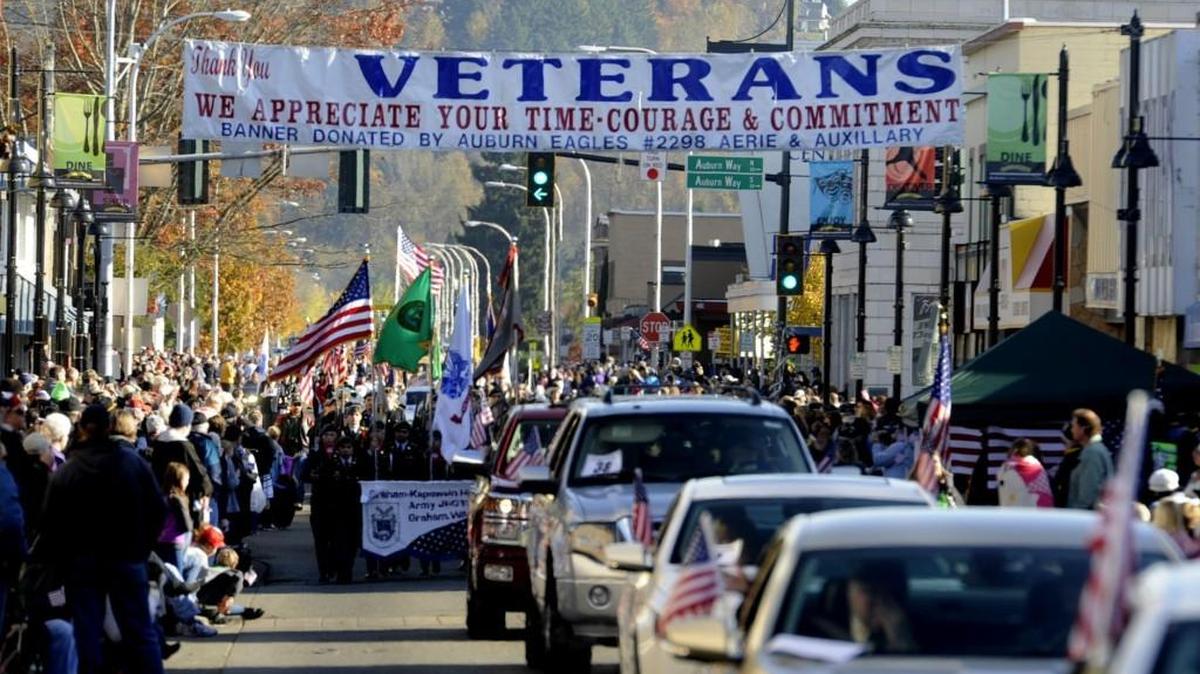 Auburn’s annual parade Saturday kicks off this year’s Veterans Day celebrations. This is the parade’s 50th anniversary.