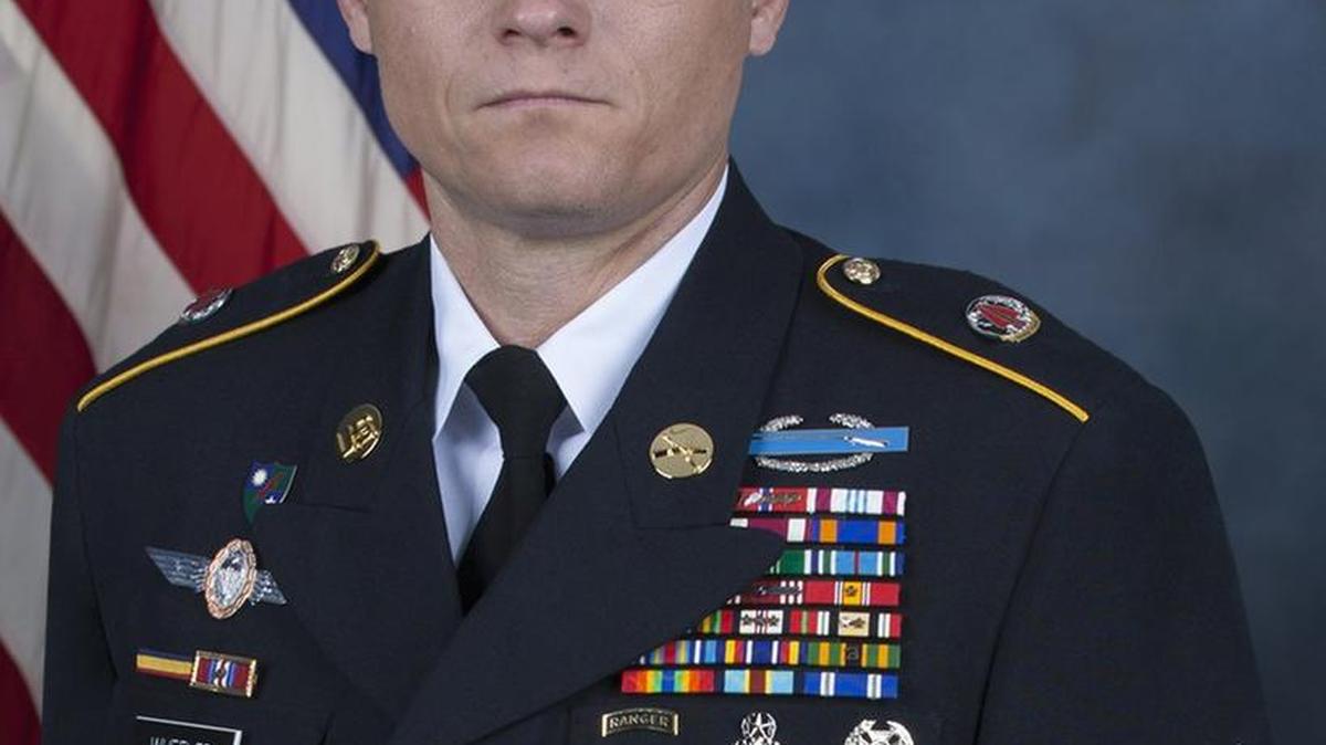 This photo provided by the U.S. Army shows Master Sgt. Joshua Wheeler. A spokesman for the U.S.-led coalition in Iraq has identified Wheeler as the commando killed in a raid against the Islamic State group in northern Iraq. (US Army via AP)