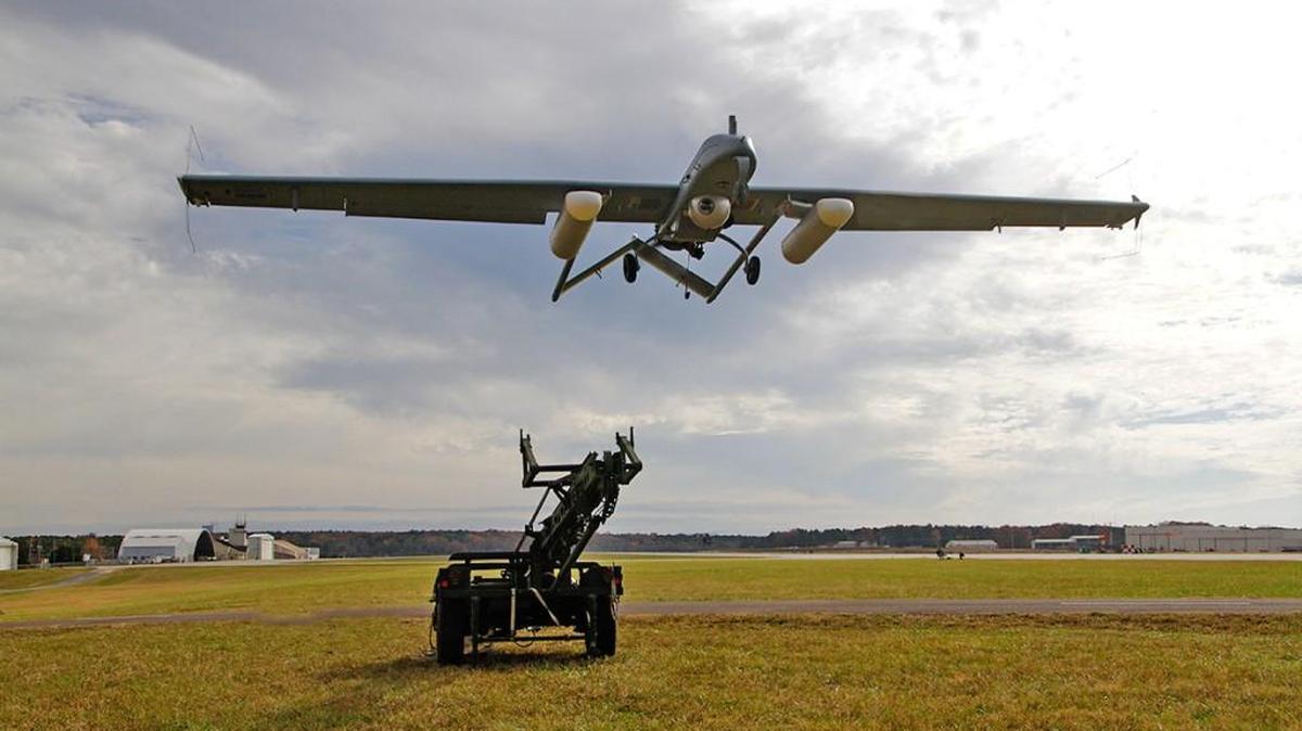 A Shadow RQ-7Bv2 drone like this one is thought to have crashed in southern Arizona during a training mission being conducted by a Joint Base Lewis-McChord unit.