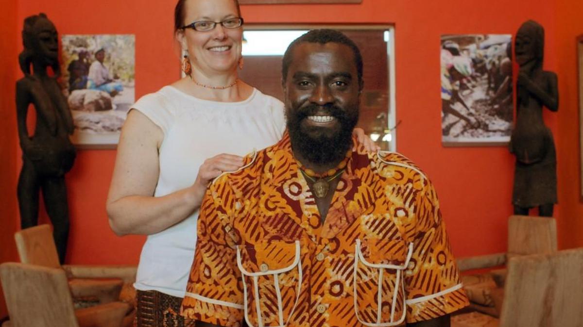 Olowo-n'djo Tchala and his wife Prairie Rose Hyde are the founders and owners of Olympia and Togo based Alaffia, a skin care product company.