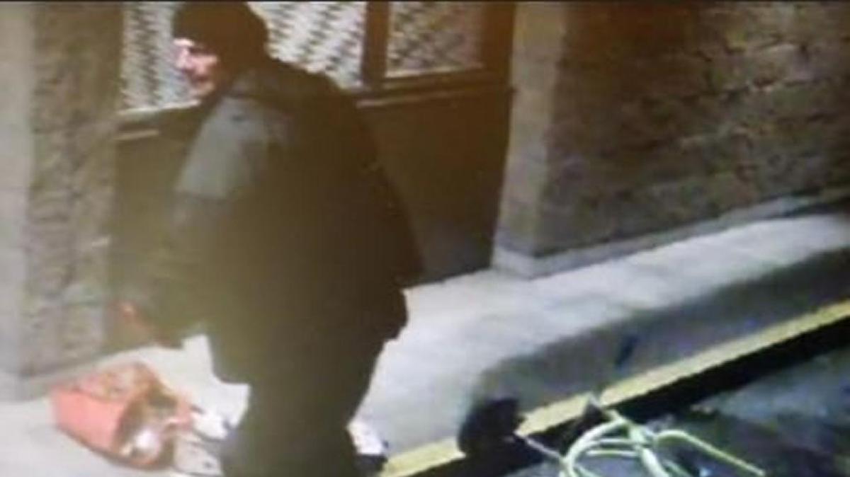 Aberdeen Police say they are trying to find this man. Investigators say he is a person of interest in a case involving a suspicious device discovered in a storm drain on Saturday.
