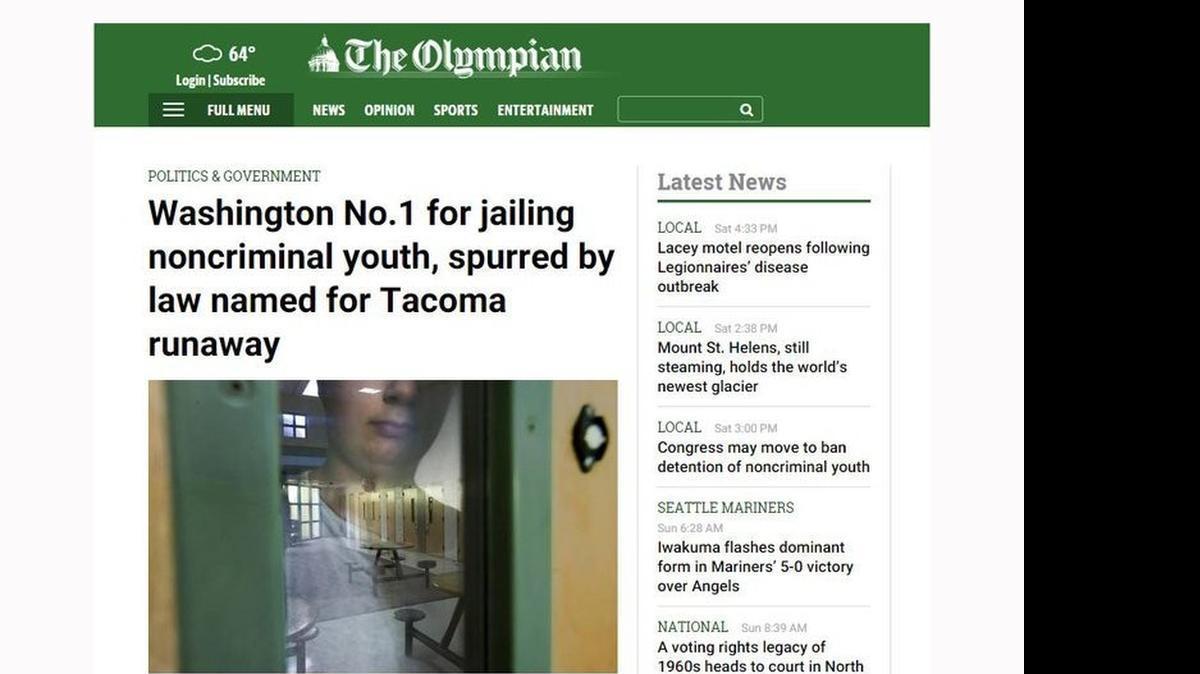 
The Olympian's new website will launch Tuesday, July 14, 2015.
