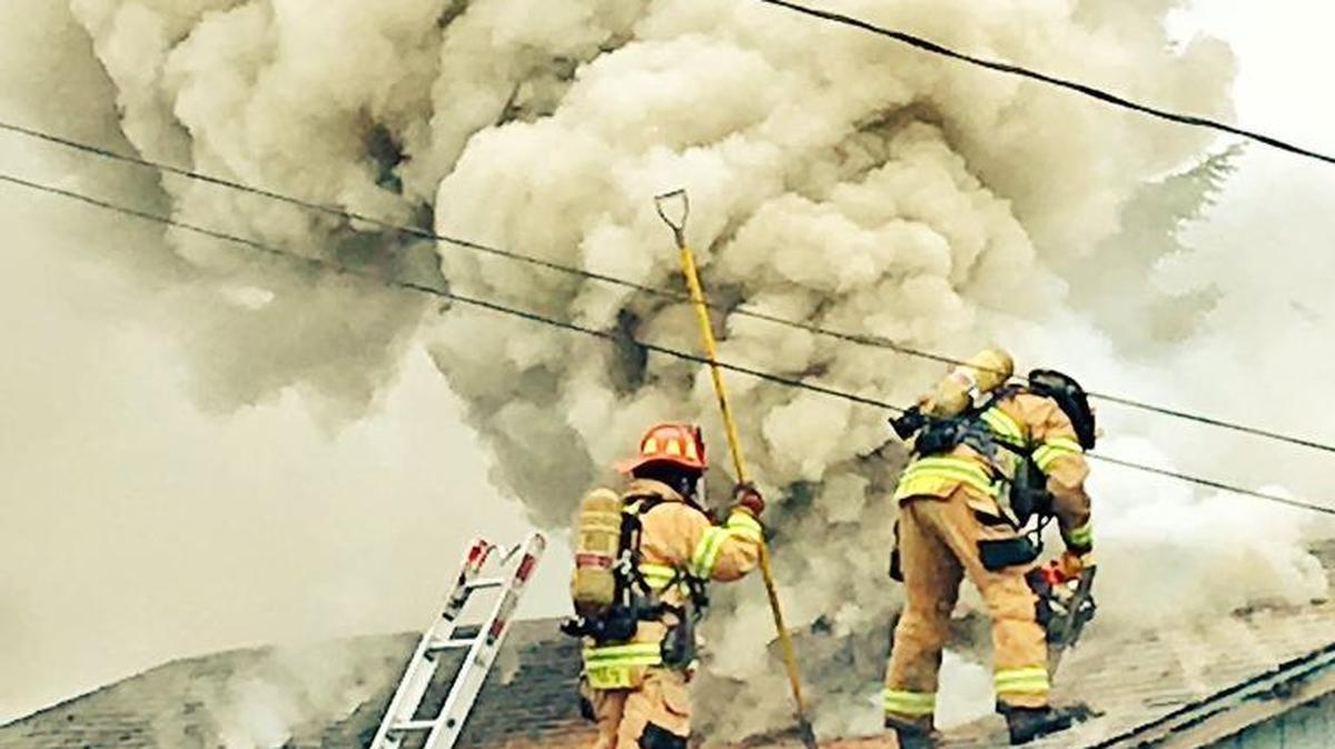All occupants were able to escape a house fire on Hall Street in Lacey early Tuesday.