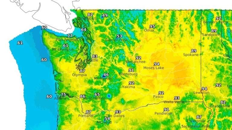 Olympia area under heat advisory this week. How hot will it be?