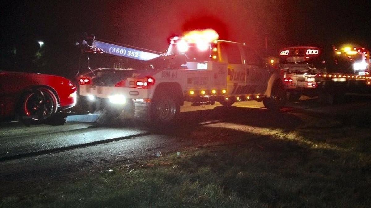 Two drivers, including an Olympia man, were arrested late Thursday on suspicion of reckless driving.