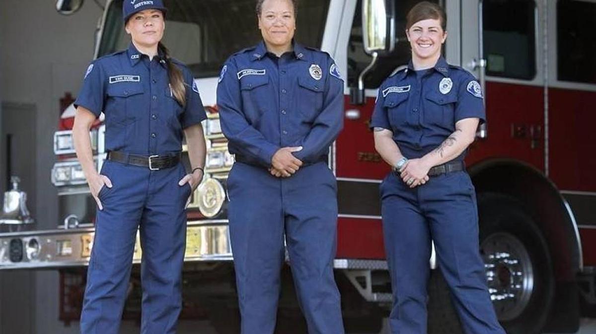 Lacey Fire District 3 announced that Crystal Murphy (center) died over the weekend.