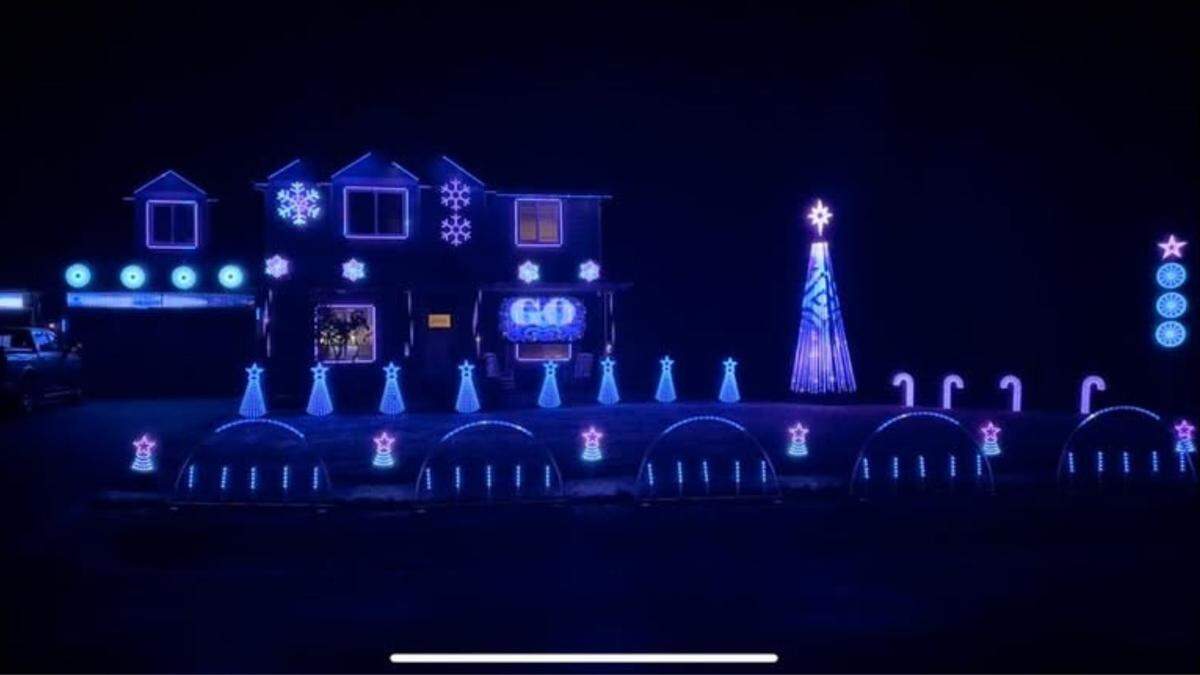 Lights on Griffin Ridge includes more than 25,000 LED lights synced to music.