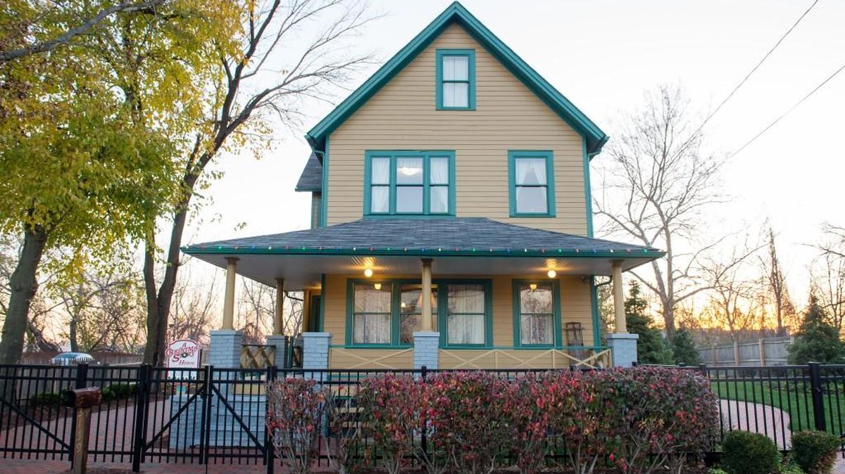 The exterior of A Christmas Story House and Museum in Cleveland. (Jason Miller/AP Images for A Christmas Story House and Museum)