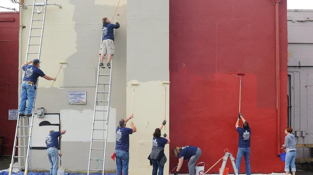 The Olympia Downtown Association’s Volunteers in Paint program is a volunteer-based, donation-driven effort to renew downtown by providing fresh coats of paint on downtown buildings in need. The Brotherhood Lounge is hosting a happy hour benefit from 3 to 7 p.m. Sunday.