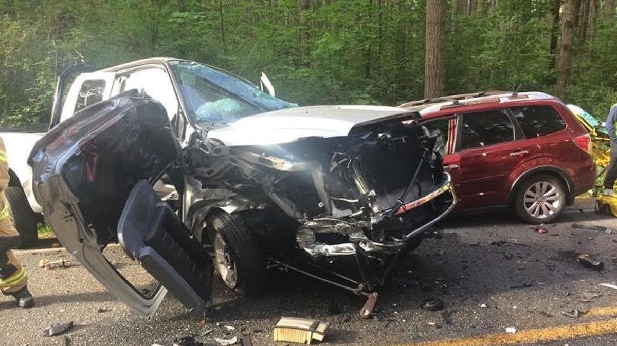 An 18-year-old Olympia man was arrested on suspicion of driving under the influence after this three-vehicle crash at 8 a.m. Sunday.