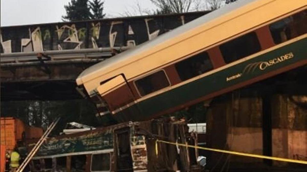 An Amtrak train derailed near DuPont and spilled cars onto Interstate 5 on Monday, Dec. 18. News about the train derailment dominated local news coverage last week.