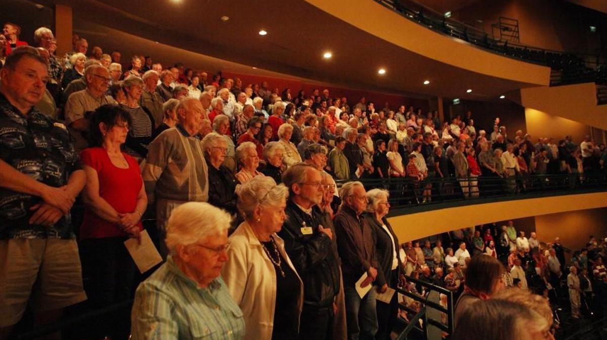 FILE PHOTO: The 18th annual International Military Band Concert drew a packed house at the Washington Center for the Performing Arts.