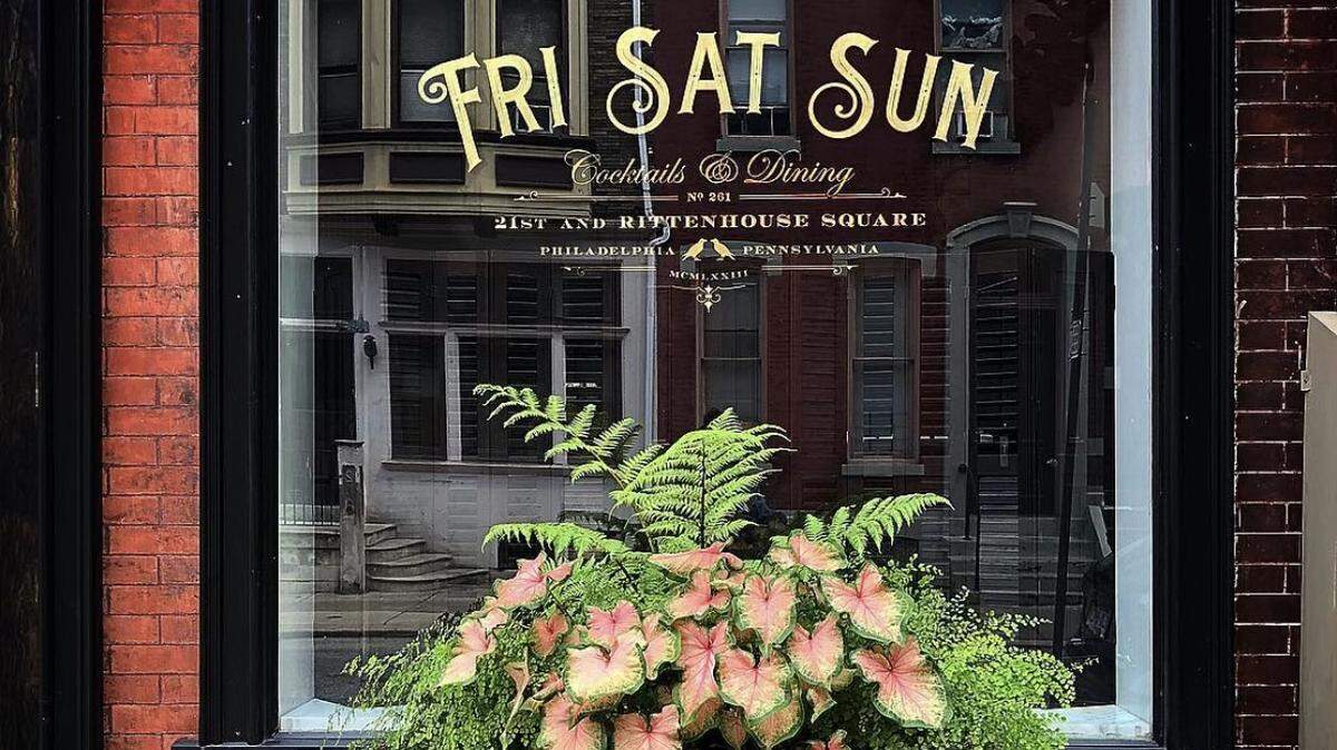 The exterior of Philadelphia’s Friday Saturday Sunday restaurant, which earned top honors in the James Beard Awards in June. The restaurant is managed by Olympia native Maxine Peabody.