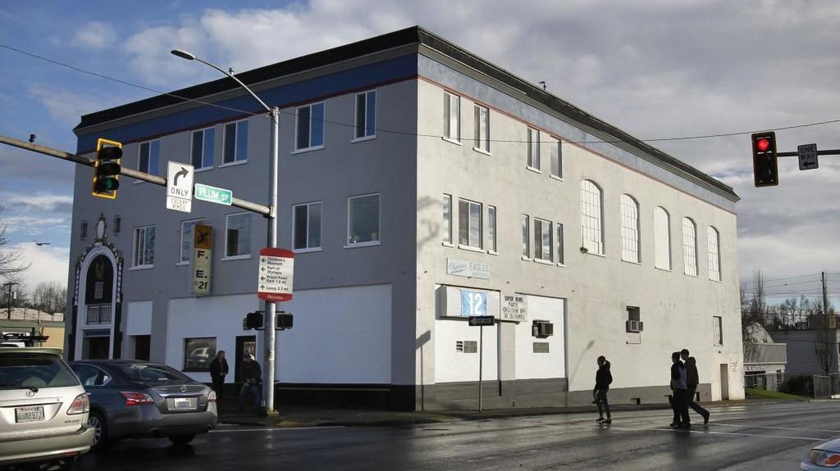 
The 1927 Eagles Building in downtown Olympia is the site of a fundraiser for homeless female veterans. 
