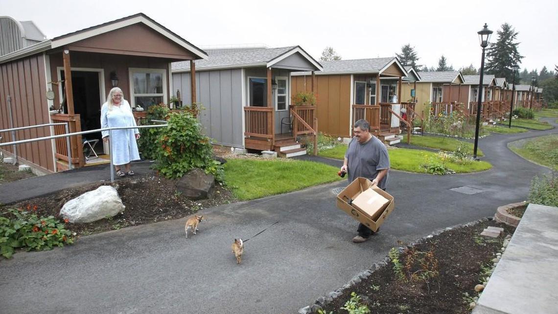 Quixote Village is among the partners in Thurston County’s Homeless Housing Hub.