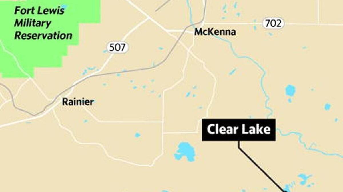 Clear Lake is in the southeast corner of Thurston County.