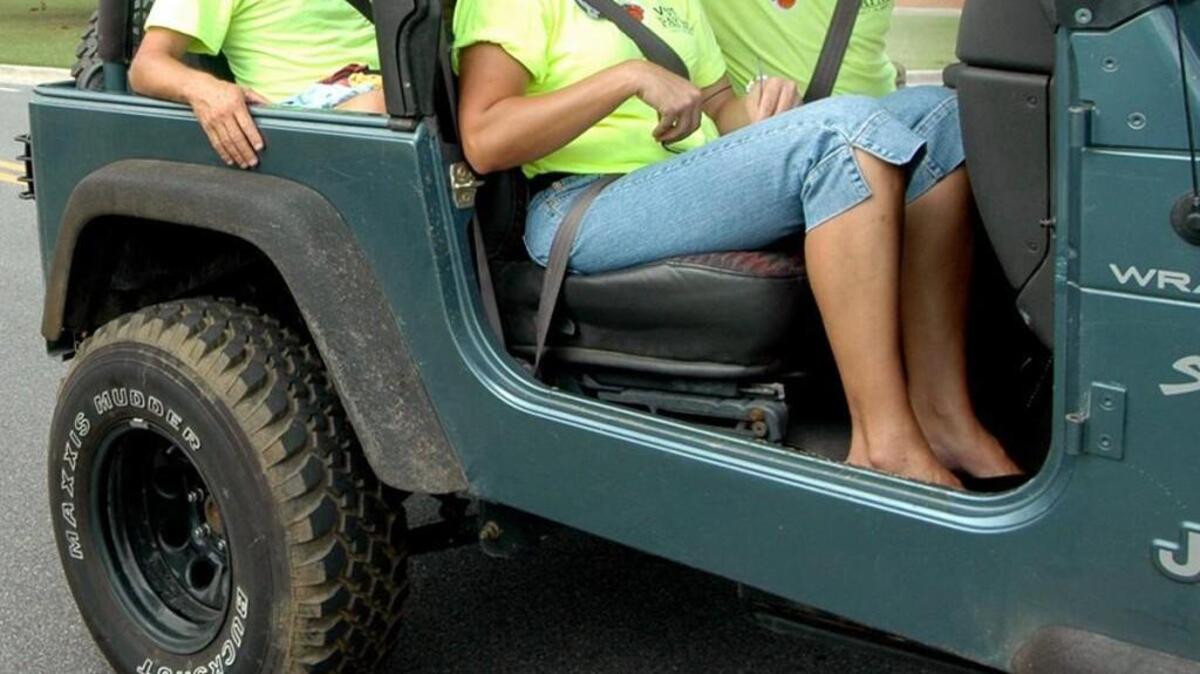 Washington state law states that if your vehicle was manufactured with doors, then it’s required to have doors when you drive it.