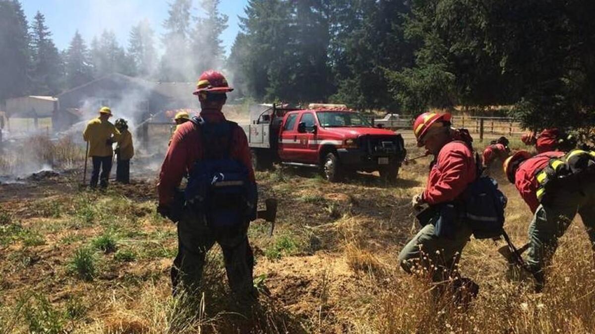 A brush fire in Rochester last week was caused by a teenager who lit a fire in violation of the existing burn ban.