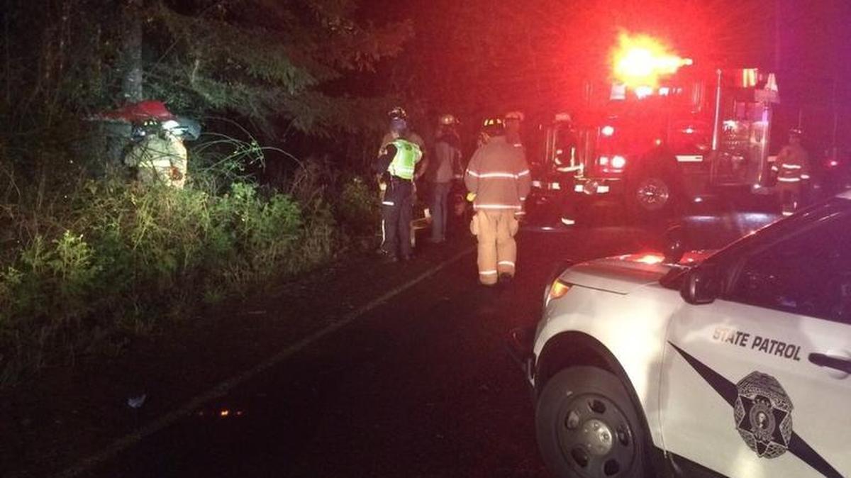 According to the Washington State Patrol, the Chehalis man who was killed in a one-car crash Tuesday night was texting while driving.