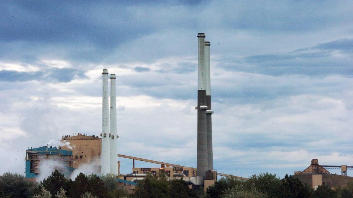 The Colstrip Steam Electric Station in Colstrip, Montana.