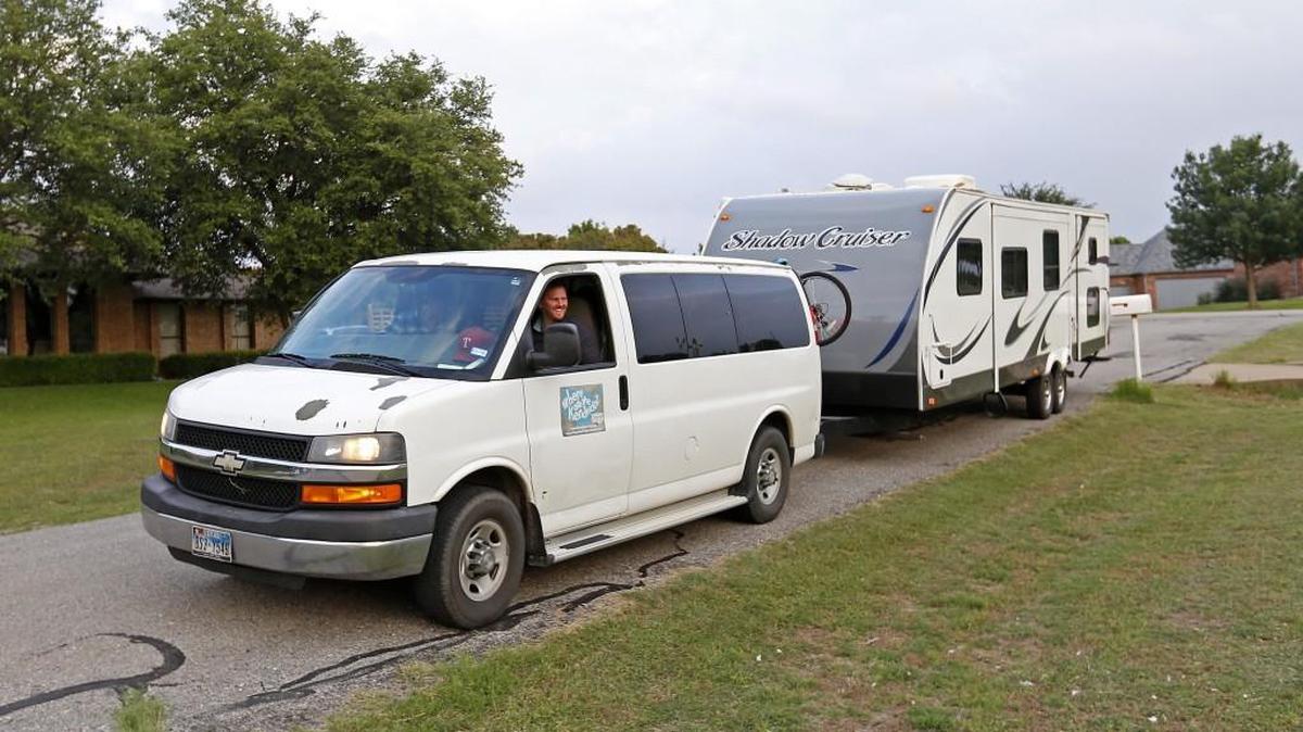 Towing one trailer is fine. Hooking a second one up behind it? Not so much.
