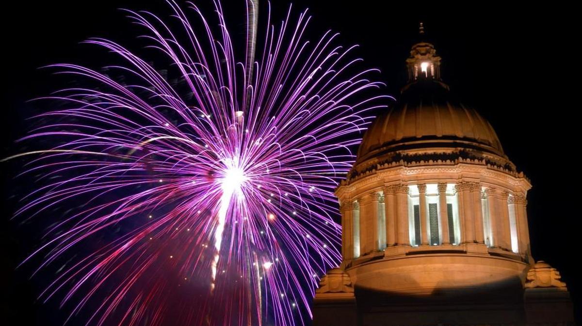 The Capital Lakefair grand finale fireworks show is at 10 p.m. Sunday.