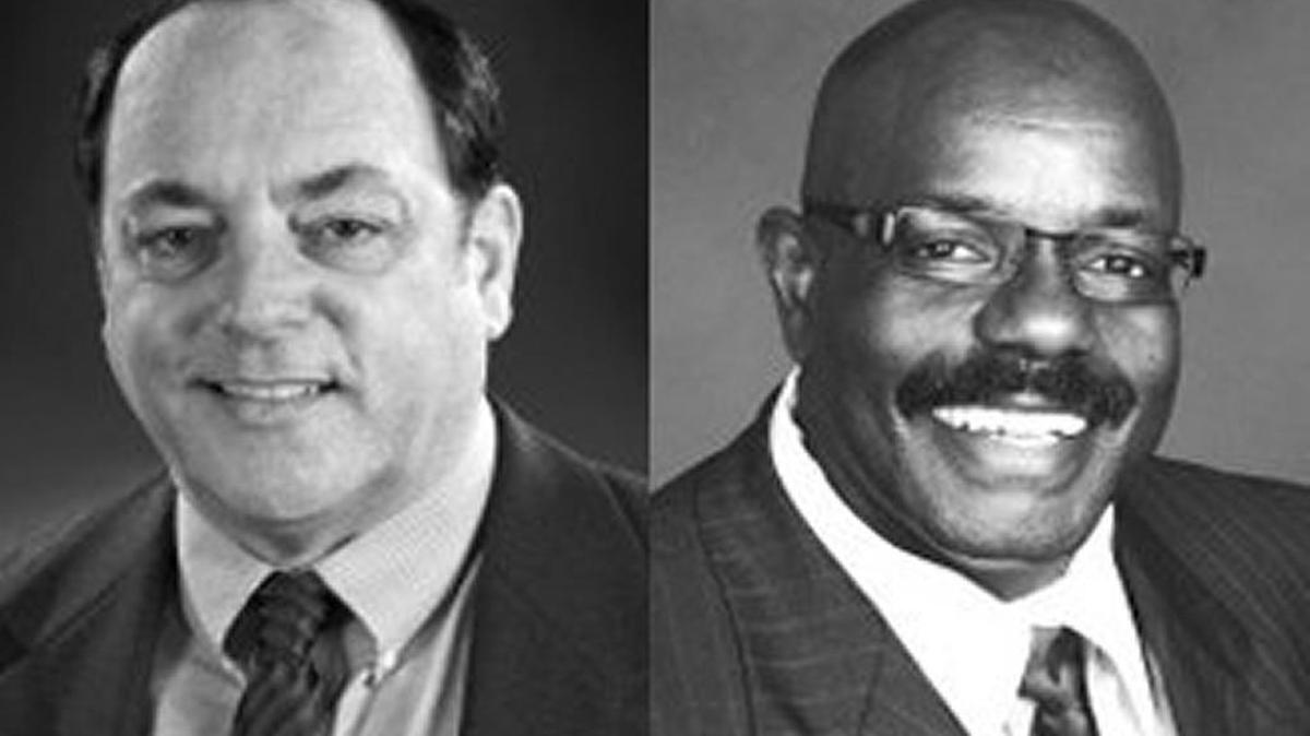 
Tom Oliva (left) and Stephen Ssemaala are running for Tumwater City Council position 2.
