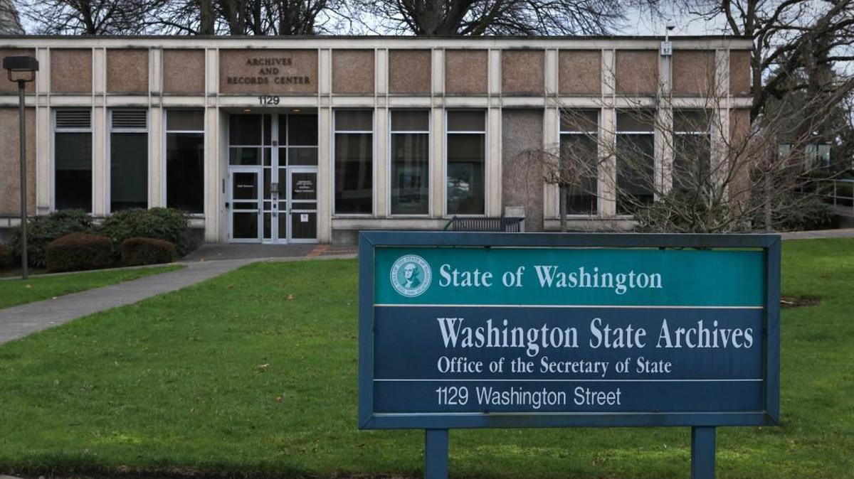 The state Archives and Records Center in Olympia is shown on Jan. 3, 2013. Learn how to research historical documents Saturday.