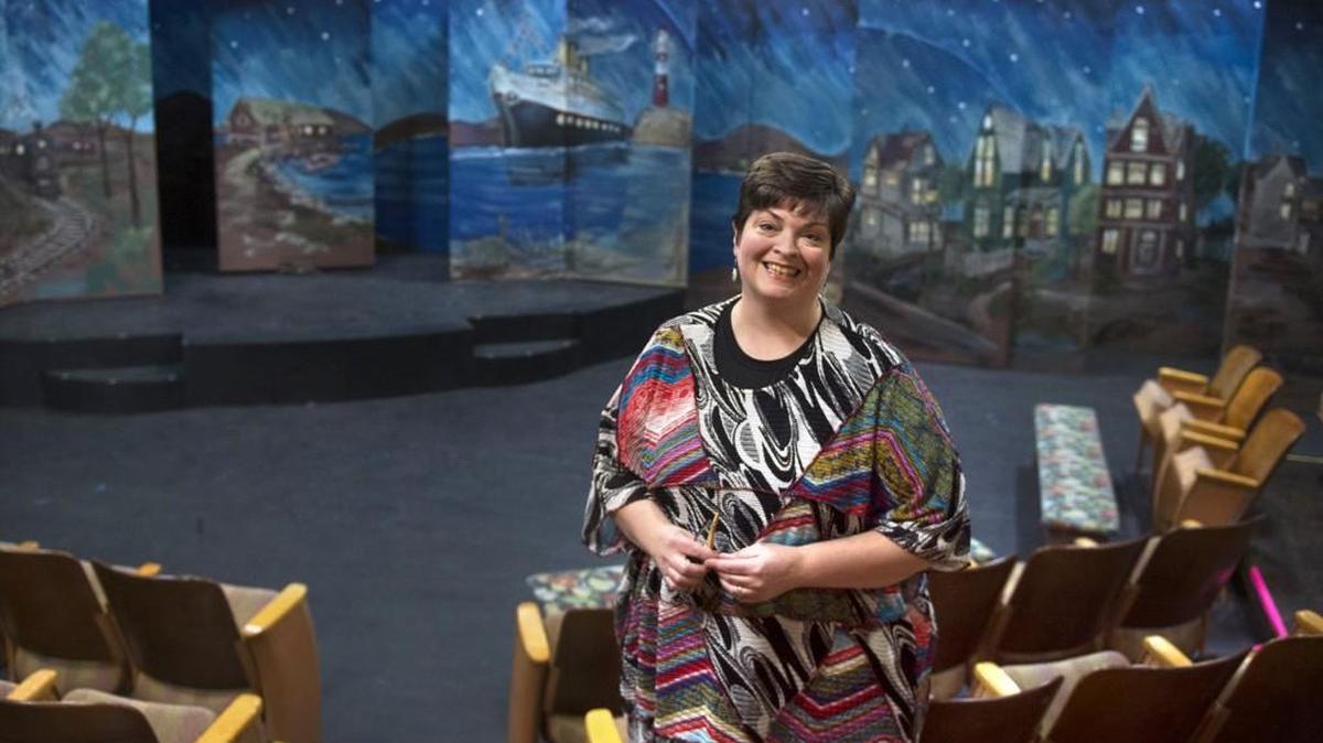 Jen Ryle, artistic director of Olympia Family Theater, pictured before Friday night’s performance of "The Miraculous Journey of Edward Tulane.” Ryle said the controversy involving Harlequin Productions has been felt by the entire Olympia theater community. "It's a big deal for the founder to resign," she said. "Since I started they were pillars of the community."