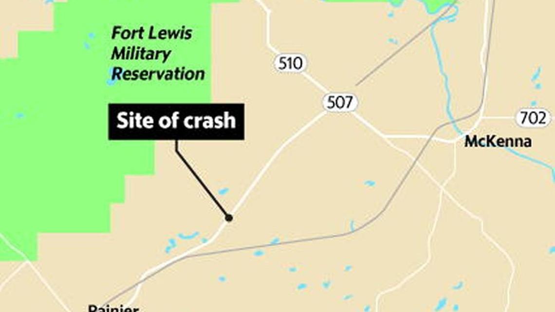 The crash occurred at about 5:40 a.m. at Route 507 at Manke Road.