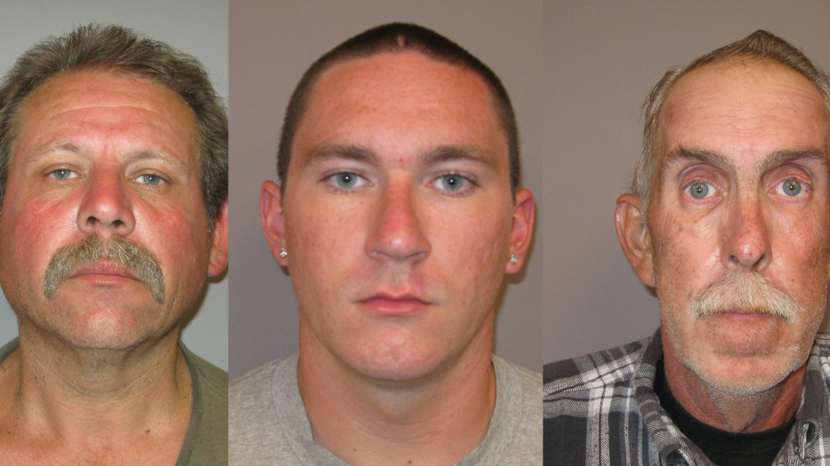 From left: Brian S. Micheau, Dustin J. Hamilton and James E. Dye.