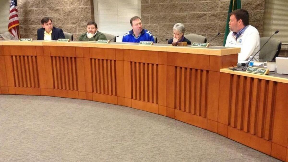 Lacey City Council will consider Thursday whether to ban homeless camps on public property in the city.