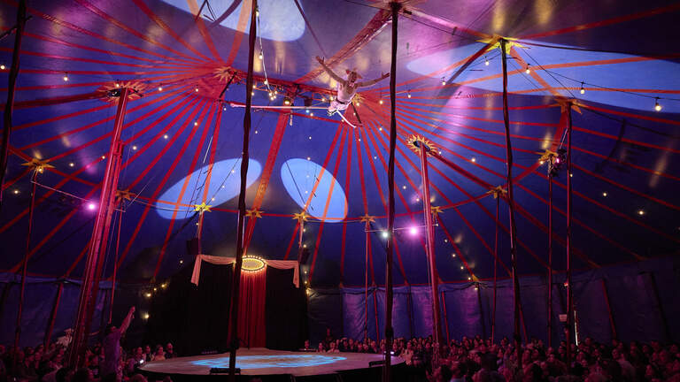 There’s a giant tent in Olympia near the port. Here’s what’s happening